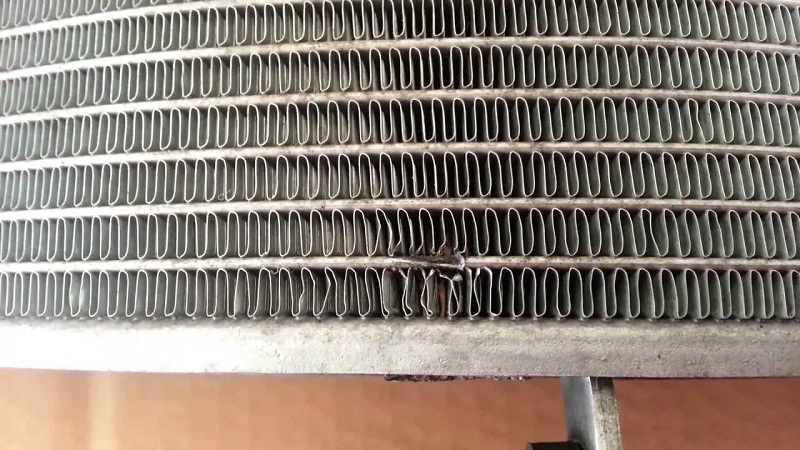 leak in the radiator