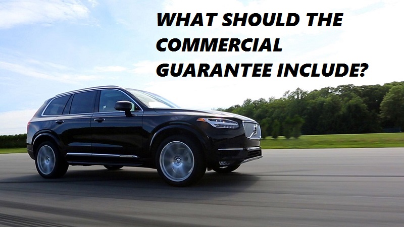 The guarantee on new cars: know about commercial guarantee
