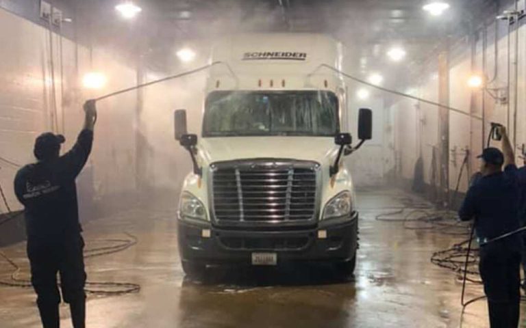 How to clean your semi-truck