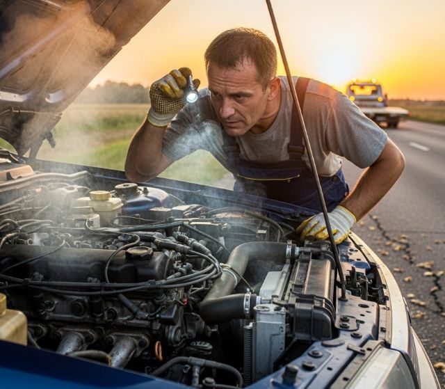 How to Handle Burning Smell from Car After Engine Overheating