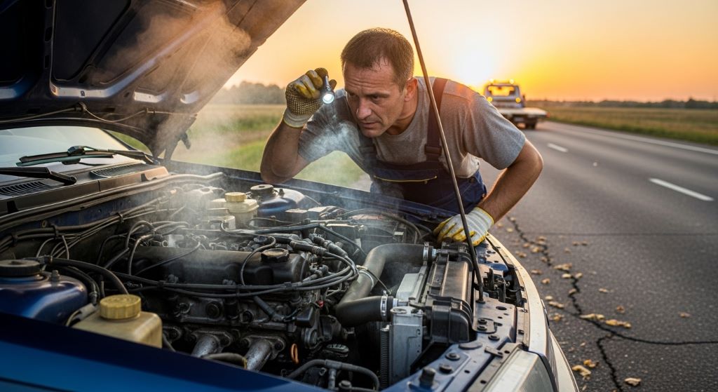How to Handle Burning Smell from Car After Engine Overheating