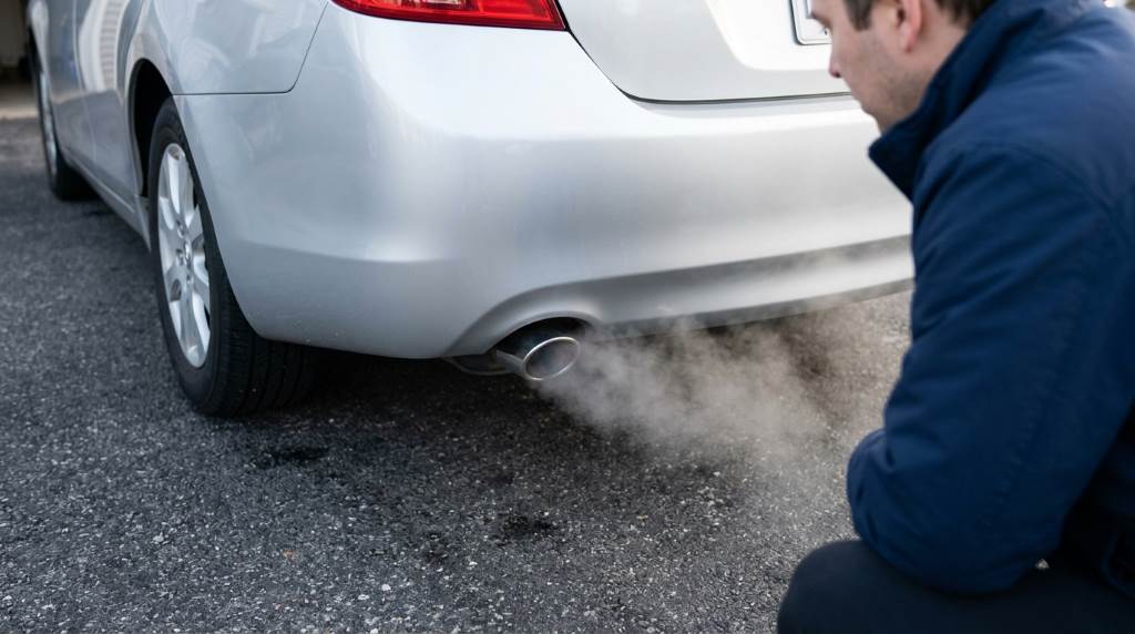 Early exhaust problem signs on a daily commuter vehicle