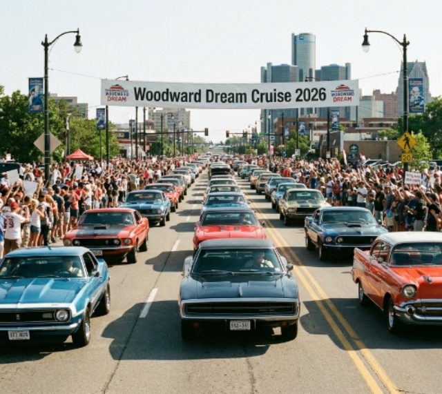 Woodward Dream Cruise 2026: Must-See Muscle Cars & Vintage Classics