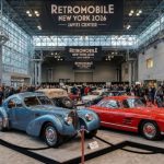Rare vintage cars on display at Retromobile New York 2026 Javits Center