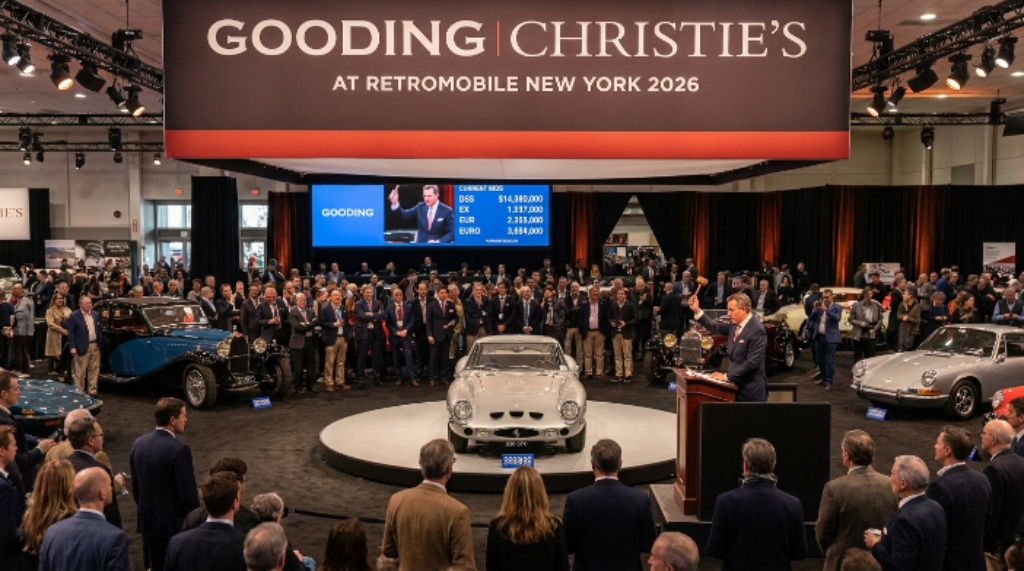 Gooding Christie's classic car auction at Retromobile New York 2026
