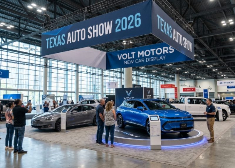 Texas Auto Show 2026 new car display at convention center