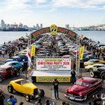 MOONEYES Christmas Party 2026 car show at Honmoku Pier in Yokohama Japan on December 12